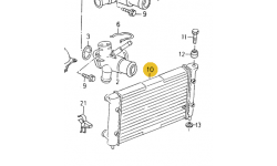 Refroidisseur A Eau Avec Veh Clim 628x377mm Aft,1f,1y