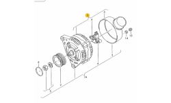 Alternateur Triphase 90a