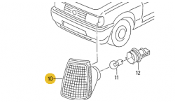 Clignotant Avgauche Transparent