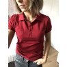 Bmw 80142454559 Polo Femme Bordeaux