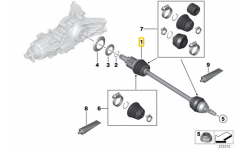 Mini R60 R61 Abres De Transmission Ard